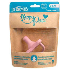 Dr. Brown’s HappyPaci silikonska duda 0-6 mj. – 1 kom, (roza)