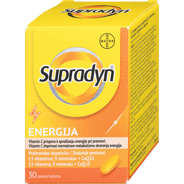 Supradyn Energija filmom obložene tablete, 30 kom