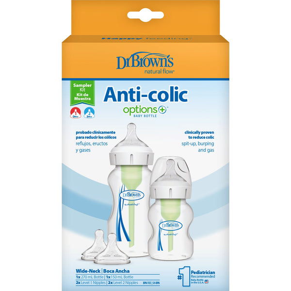Dr. Brown's Options + polipropilenske bočice široko grlo 270 ml i 150 ml