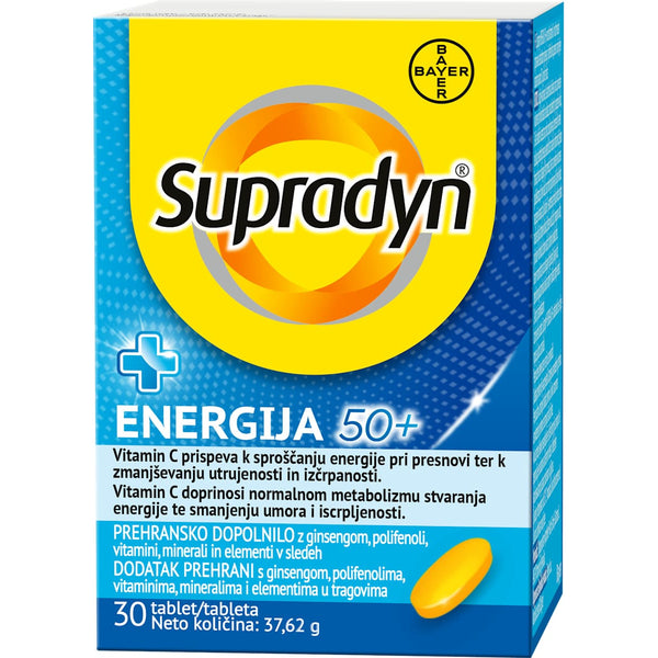 Supradyn Energija 50+ tablete, 30 kom