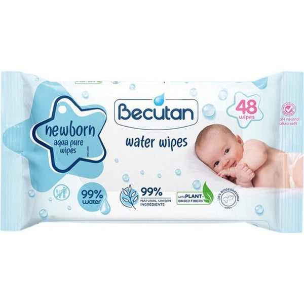 Becutan Newborn Aqua Pure vlažne maramice, 48 kom.
