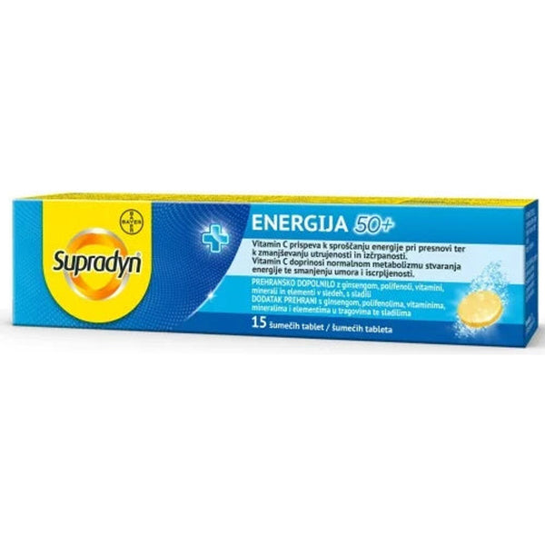 Supradyn Energija 50+ šumeće tablete, 15 kom