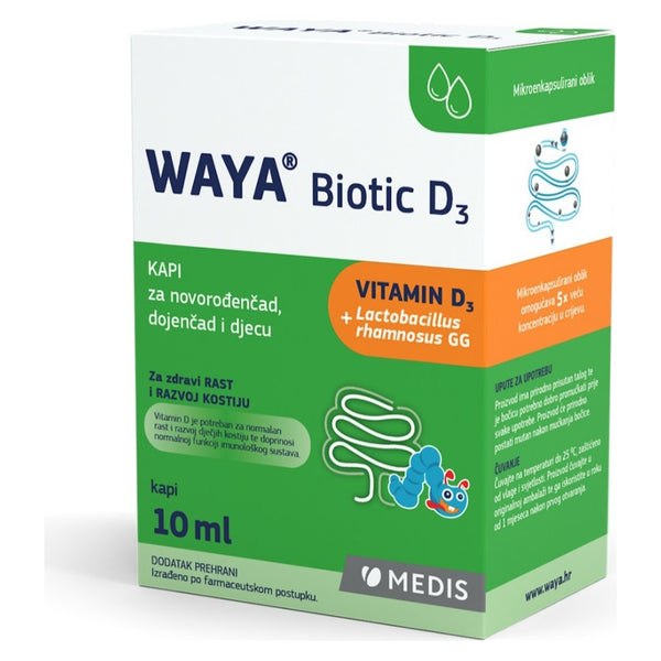 Waya Biotic D3 kapi, 10 ml – pakiranje