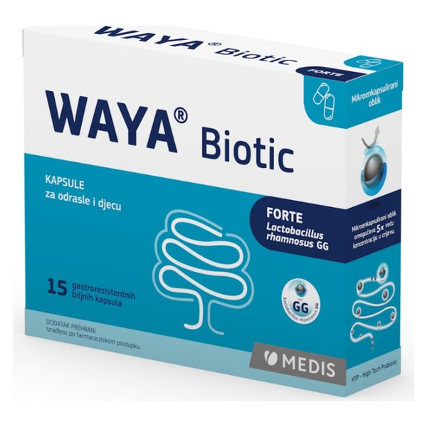 Waya Biotic Forte, 15 kapsula – pakiranje