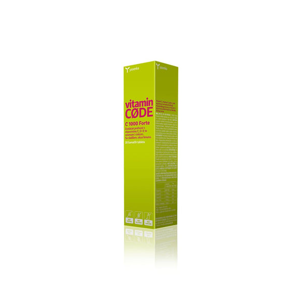 Yasenka Vitamin CODE C 1000 Forte - 20 šumećih tableta
