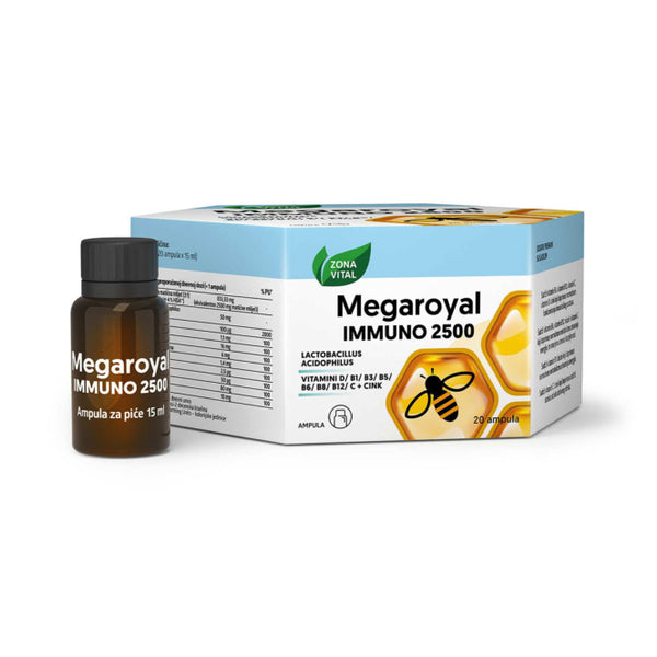 Zona Vital MegaRoyal Immuno 2500, 20 x 15 ml – pakiranje proizvoda