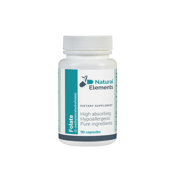 Folate Natural Elements, 90 kapsula - Vitashop