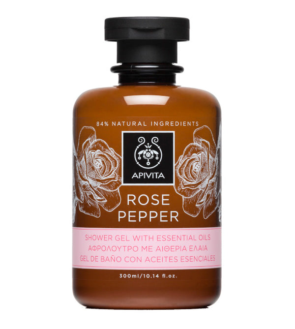Rose&pepper gel za tuširanje s esencijalnim uljima, 300ml - Vitashop