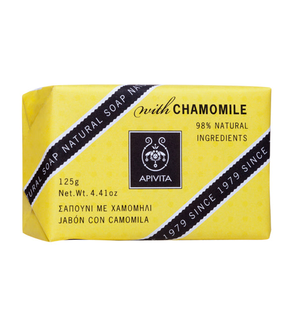 Tvrdi sapun Kamilica Apivita, 125g - Vitashop