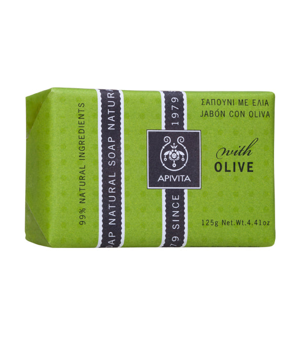Tvrdi sapun Maslina Apivita, 125g - Vitashop