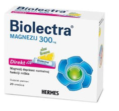 BIOLECTRA MAGNEZIJ 300 MG DIREKT - Vitashop