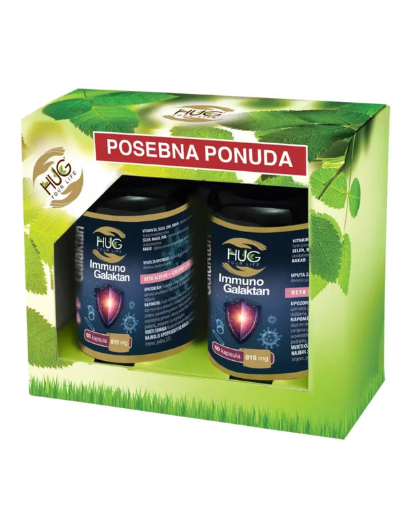 HUG - ImmunoGalaktan, 60 kapsula, dva u paketu - Vitashop