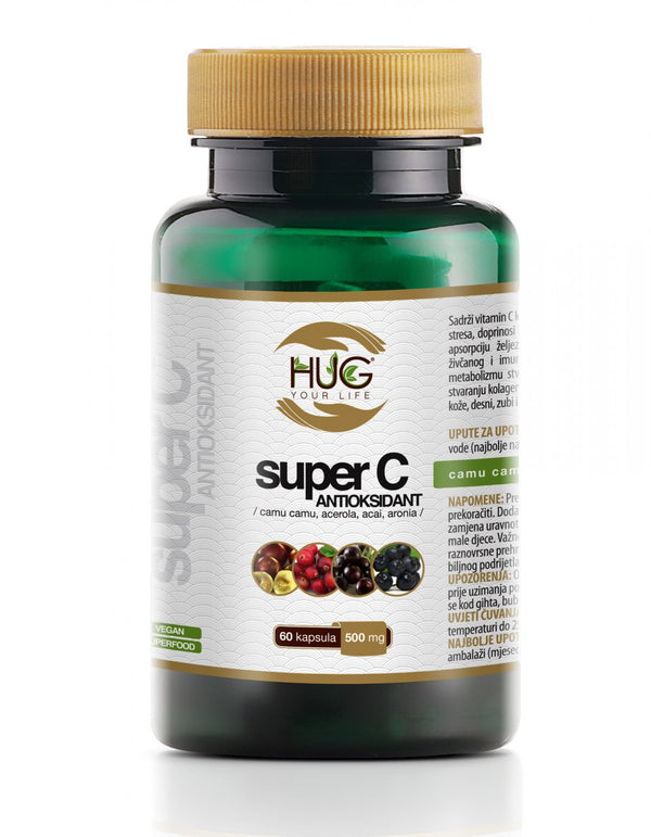 Super C - Antioksidant kapsule 60x600 mg - Vitashop