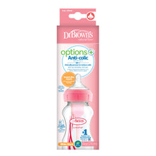 Dr. Brown’s bočica 270 ml – polipropilenska, široko grlo, roza - Vitashop