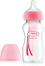 Dr. Brown’s bočica 270 ml – polipropilenska, široko grlo, roza - Vitashop