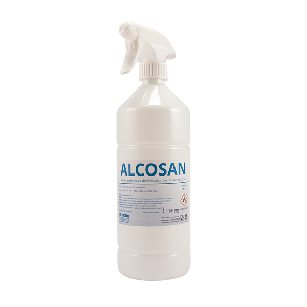 Sredstvo za dezinfekciju ruku 1000 ml Alcosan 70% - Vitashop