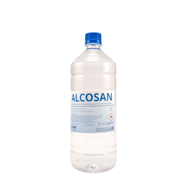 Sredstvo za dezinfekciju površina 1000 ml Alcosan 70% - Vitashop