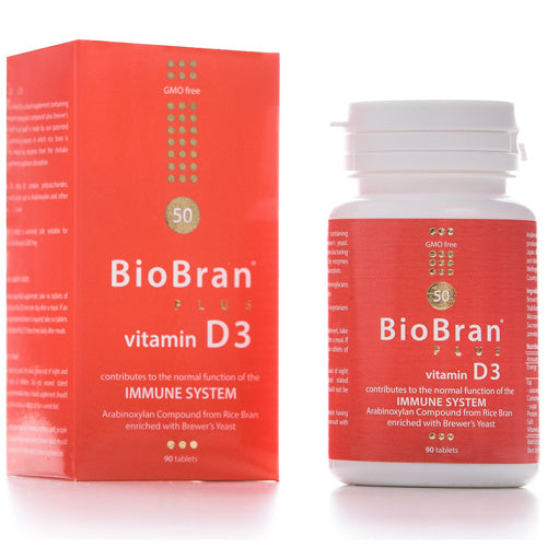 BioBran s vitaminom D3 (90 kapsula)