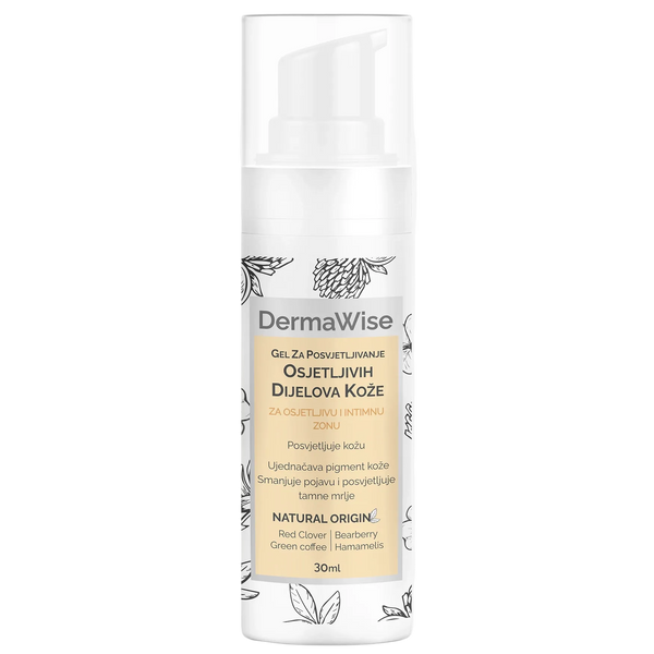 DermaWise gel za posvjetljivanje osjetljivih dijelova kože - 30 ml - Vitashop