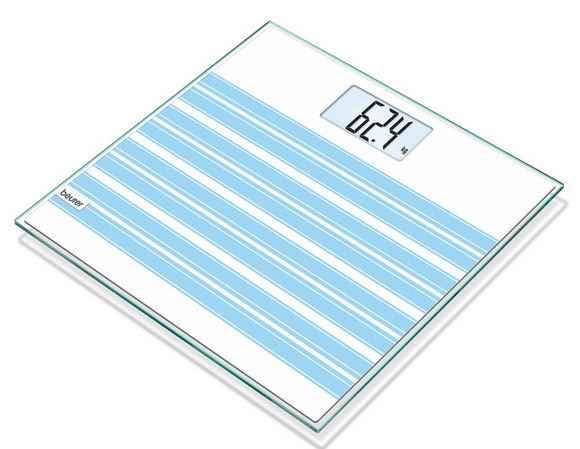 GS 20 dizajnerska staklena vaga - Summer sky