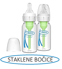 Dr. Brown’s bočice 120 ml – 2 kom, staklo, usko grlo - Vitashop