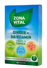 GINGER B6 vitamin tablete za žvakanje sa đumbirom - Vitashop