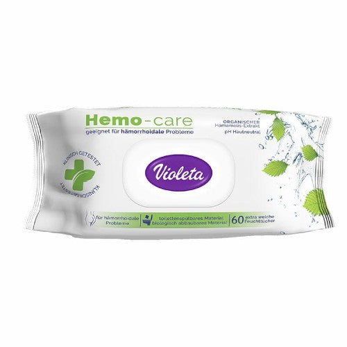 Violeta HemoCare vlažni toaletni papir, 60-1 - Vitashop
