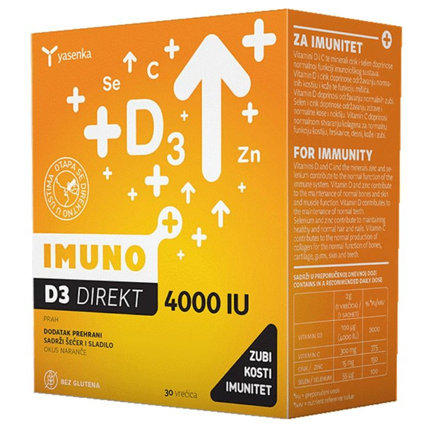 imuno D3 DIREKT 40000 - 30 vrećica - Vitashop