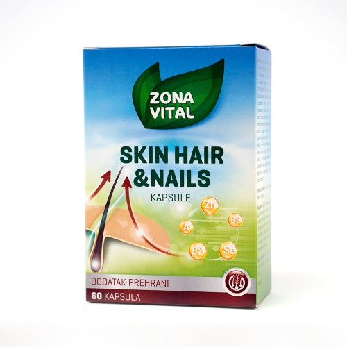 Koža, kosa, nokti, 60 kapsula - Vitashop