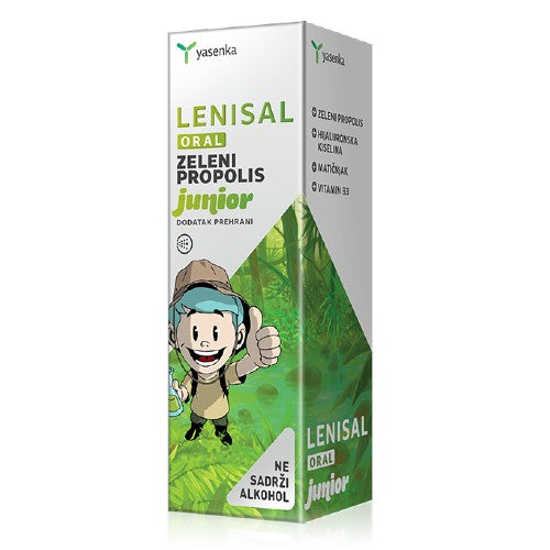 Lenisal Oral Zeleni Propolis Junior 30 ml, Yasenka - Vitashop