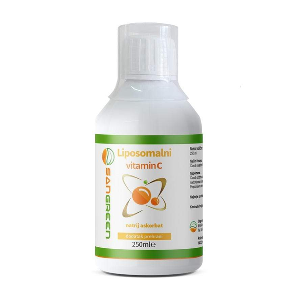 Sangreen Liposomalni vitamin C,250 ml - Vitashop