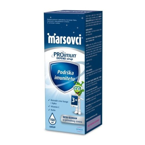 Marsovci PROimun DEFEND sirup, 150 ml - Vitashop