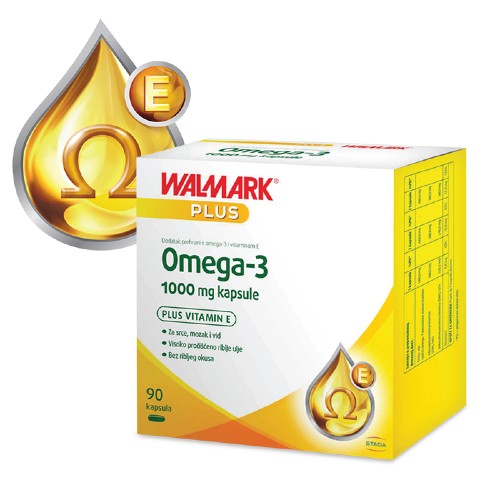Walmark Omega-3 1000 mg, 90 kapsula - Vitashop