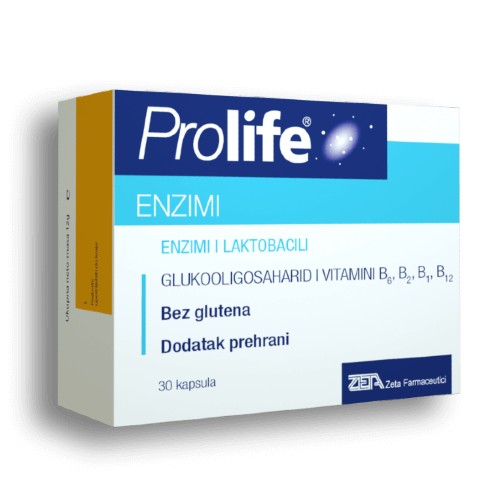 Prolife Enzimi, 30 kapsula - Vitashop