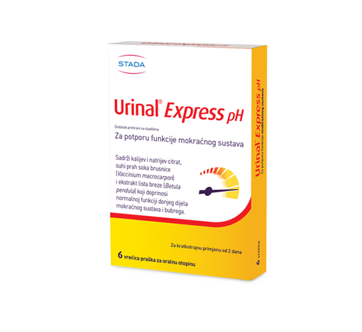 Urinal Express pH - 6 vrećica - Vitashop