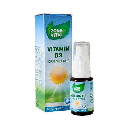 Vitamin D3 u spreju, 15 ml - Vitashop
